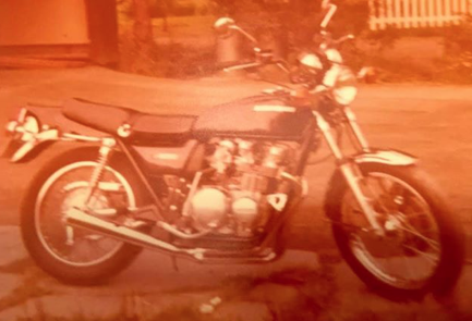 Min første motorsykkel